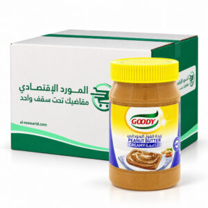 قودي زبدة الفول السوداني ناعمة 510 غم  - (كرتون 12عبوة)