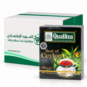 كوالتي شاي اسود خيط 100خيط ( كرتون 12 عبوة )