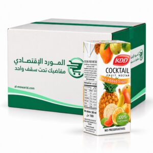 كي دي دي عصير كوكتيل الفواكة  180 مل - (كرتون 24عبوة)