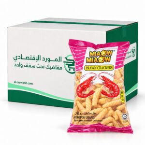 مياو مياو روبيان عائلي 60جم ( كرتون 6كيس * 10حبه )