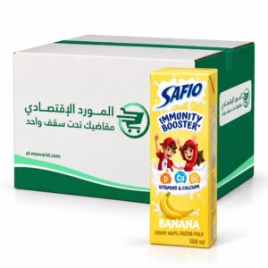 صافيو حليب بالموز 180 مل ( الكرتون 18 عبوة )