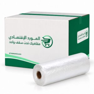 اكياس طعام نايلون رول مقاس 10 ( كرتون 80 كيس × 10 ربطة )