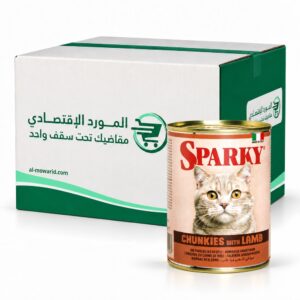 سباركي | طعام القطط البالغة بلحم الضان 400 جرام - ( كرتون 24 عبوة )