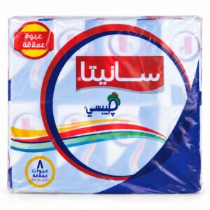 سانيتا مناديل وجة جيبسي مزدوجة 270منديل ( ربطة 8 علب )
