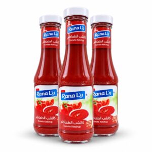 رنا كاتشب الطماطم 340 غم ( 3 عبوة )
