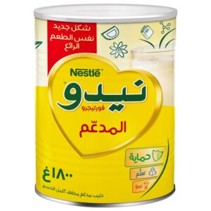 نيدو المدعم حليب بودرة كامل الدسم 1800 غم