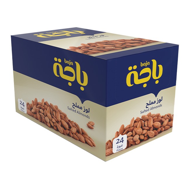 باجة لوز مملح 15 جرام*24 حبه